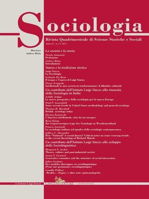 cover image of Sociologia n.2/2017